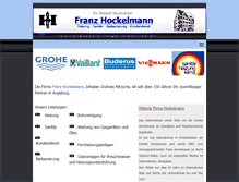 Tablet Screenshot of hockelmann-augsburg.de